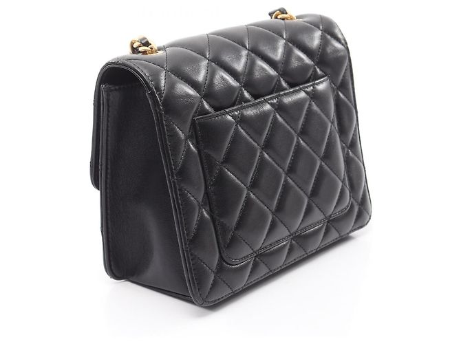 Chanel Matelassé Schultertasche Schwarz - Ansicht 2