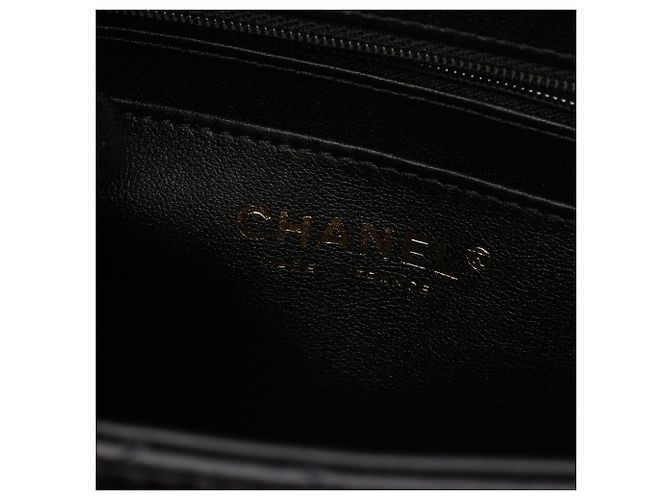 Chanel Matelassé Vanity Bag mit oberem Griff Schwarz - Ansicht 4