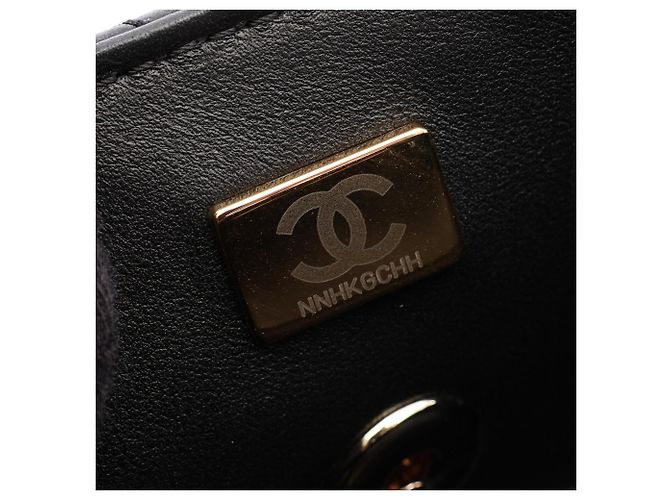 Chanel Matelassé Vanity Bag mit oberem Griff Schwarz - Ansicht 5