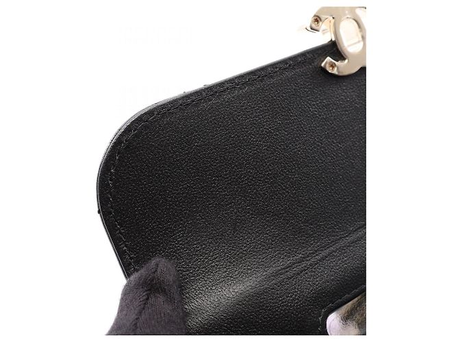 Chanel Matelassé Vanity Bag mit oberem Griff Schwarz - Ansicht 7