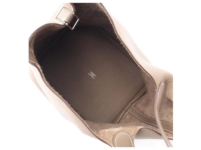 Hermès Hermes Picotin Lock MM Handtasche in Gray Braun - Ansicht 3