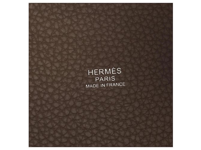 Hermès Hermes Picotin Lock MM Handtasche in Gray Braun - Ansicht 4