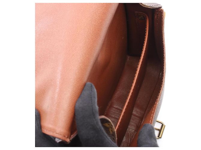 Louis Vuitton Cartouchiere MM Schultertasche Braun - Ansicht 3