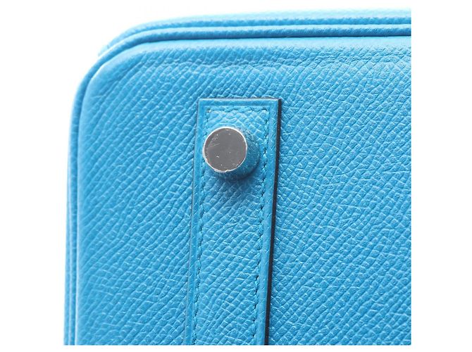 Hermès Hermes Birkin 30 Blue Zanzibar Handtasche Blau - Ansicht 11