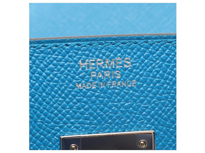 Hermès Hermes Birkin 30 Blue Zanzibar Handtasche Blau - Ansicht 4