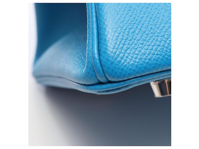 Hermès Hermes Birkin 30 Blue Zanzibar Handtasche Blau - Ansicht 8