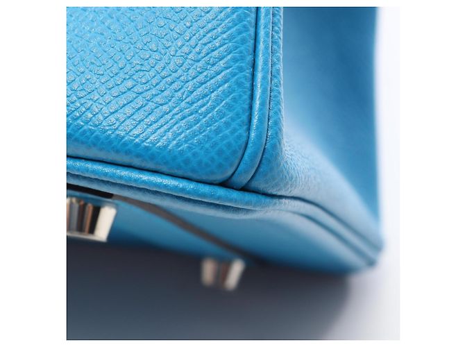 Hermès Hermes Birkin 30 Blue Zanzibar Handtasche Blau - Ansicht 9
