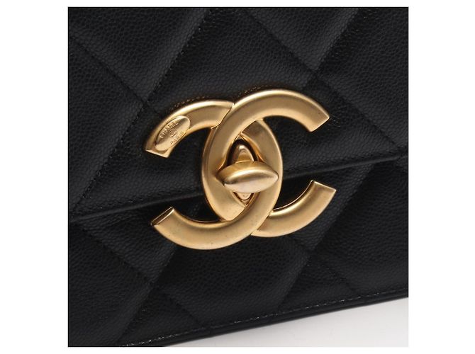 Timeless Bolsa de Ombro Chanel Matelassé Preto - vista 7