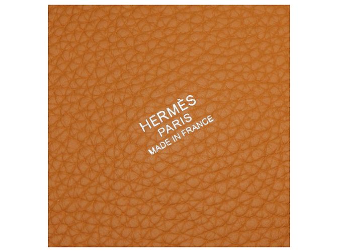 Hermès Bolso Hermes Picotin Lock GM Natural Sable Castaño - vista 4