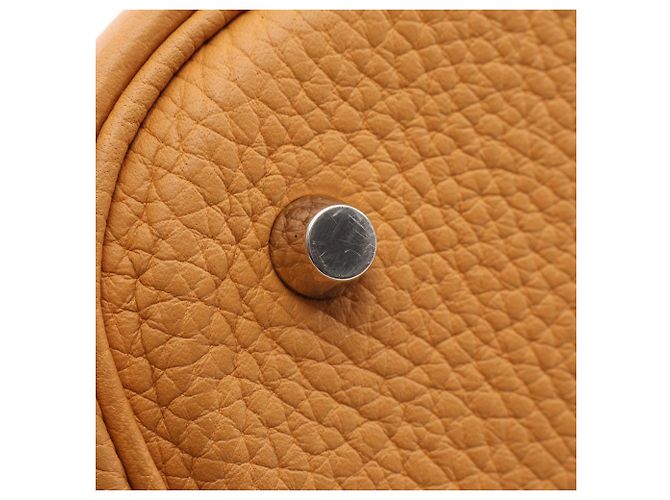 Hermès Bolso Hermes Picotin Lock GM Natural Sable Castaño - vista 6