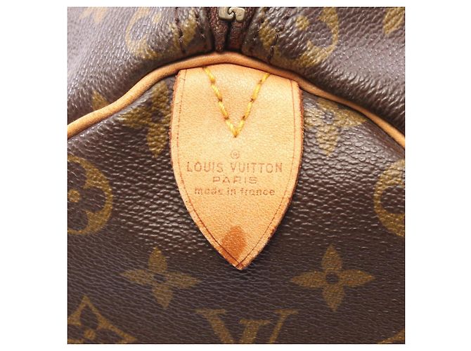 Bolso Boston Louis Vuitton Keepall 50 Castaño Monograma - vista 4
