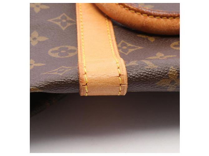 Bolso Boston Louis Vuitton Keepall 50 Castaño Monograma - vista 8