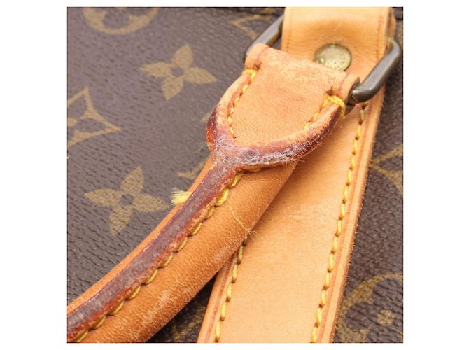 Bolso Boston Louis Vuitton Keepall 50 Castaño Monograma - vista 9