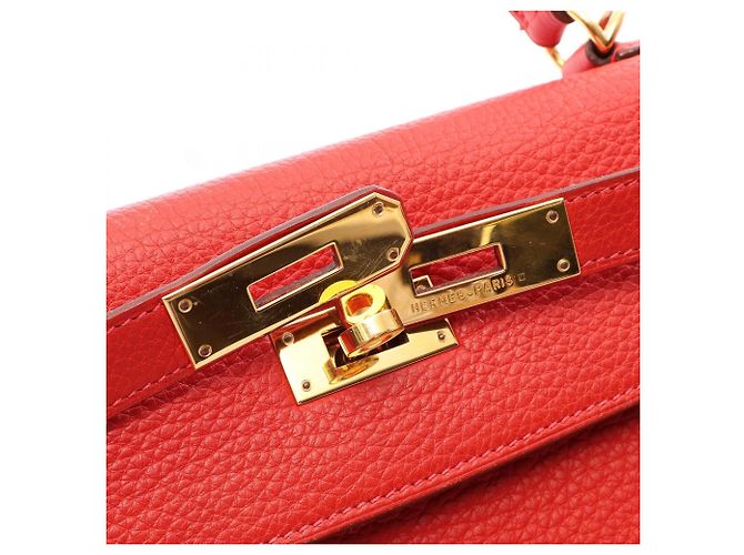 Hermès Bolso Hermes Kelly 32 Roja - vista 11