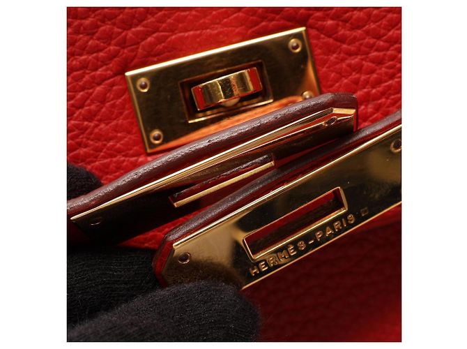 Hermès Bolso Hermes Kelly 32 Roja - vista 16