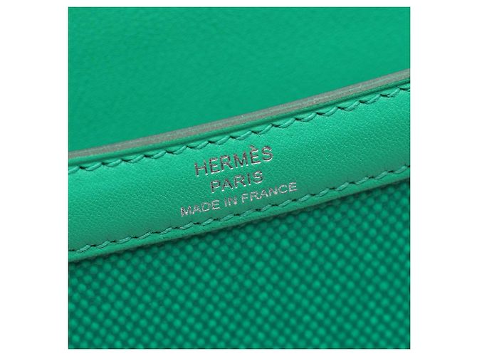 Hermès Borsa a tracolla Hermes Constance 3 24 Beige Verde - vista 4
