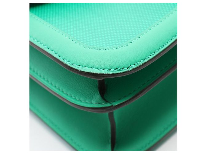 Hermès Borsa a tracolla Hermes Constance 3 24 Beige Verde - vista 6