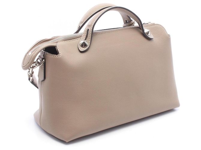 Fendi BY THE WAY MEDIUM 2-Way Handtasche Beige - Ansicht 2