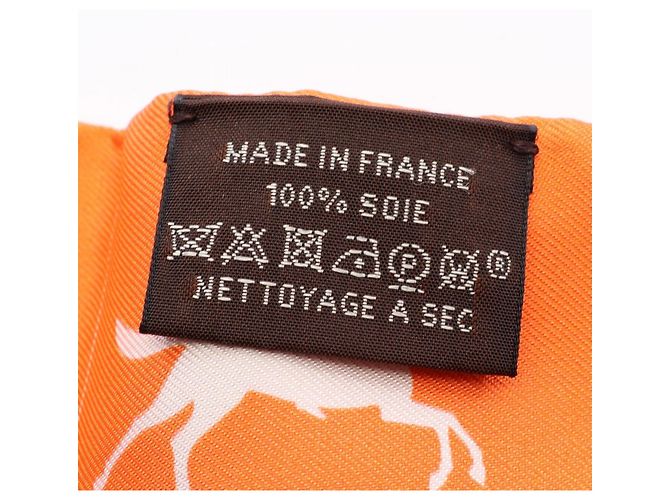 Hermès Pañuelo Twilly Hermes Multicolor Naranja - vista 5