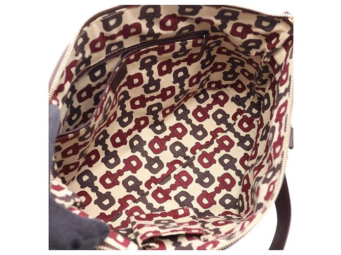 Borsa Tote Gucci Abbey Guccissima Marrone - vista 3