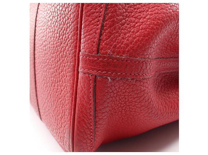 Hermès Borsa Tote Hermes Garden Party PM Rosso - vista 6