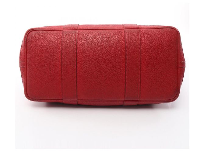 Hermès Borsa Tote Hermes Garden Party PM Rosso - vista 8