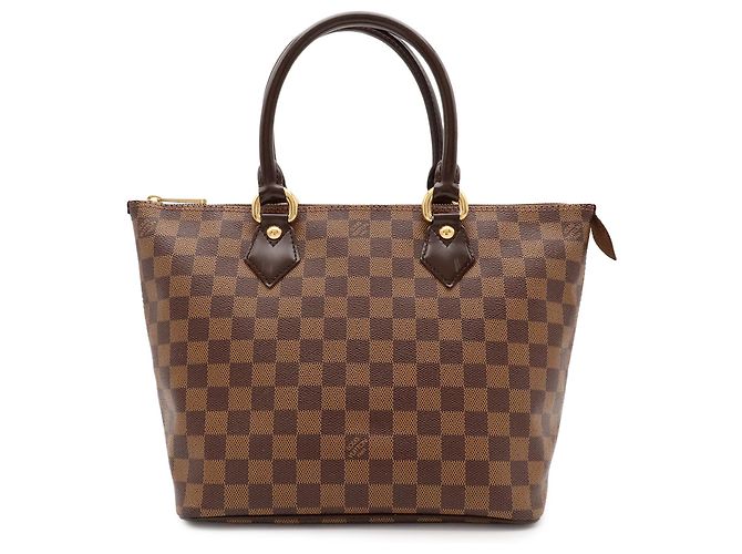 Borsa Tote Louis Vuitton Damier Saleya PM Marrone - vista 2