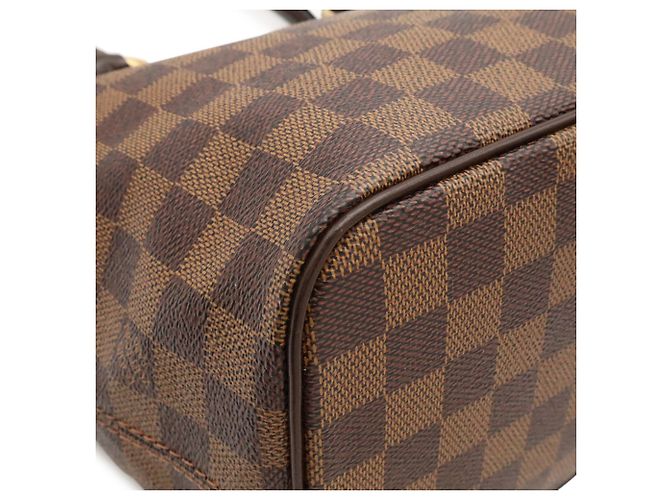 Borsa Tote Louis Vuitton Damier Saleya PM Marrone - vista 4