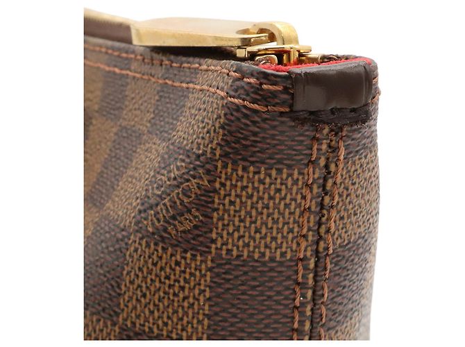 Borsa Tote Louis Vuitton Damier Saleya PM Marrone - vista 7