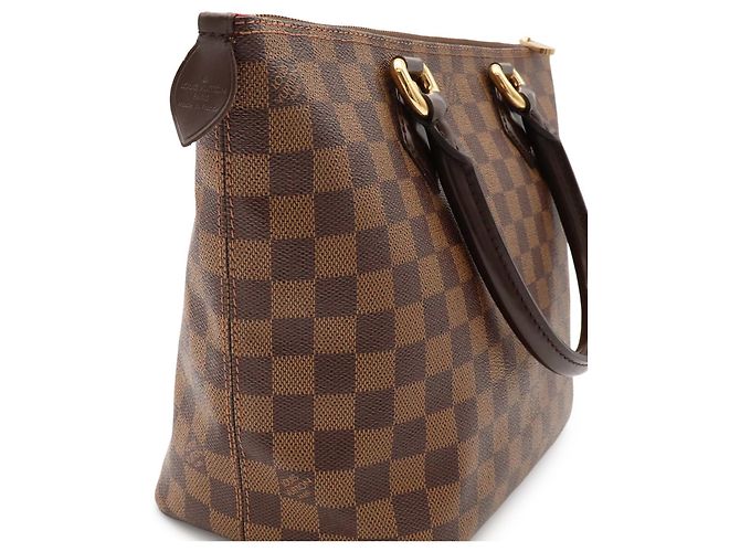 Borsa Tote Louis Vuitton Damier Saleya PM Marrone - vista 8