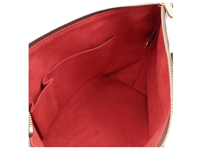 Borsa Tote Louis Vuitton Damier Saleya PM Marrone - vista 9