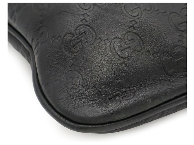 Borsa a spalla tote Gucci Guccissima in pelle nera Nero - vista 4