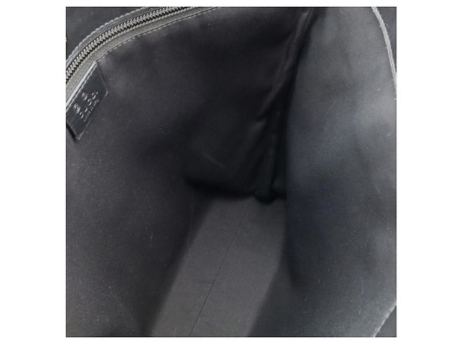 Borsa a spalla tote Gucci Guccissima in pelle nera Nero - vista 8
