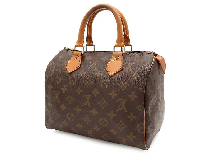 Bolsa Louis Vuitton Monogram Speedy 25 Marrom - vista 3