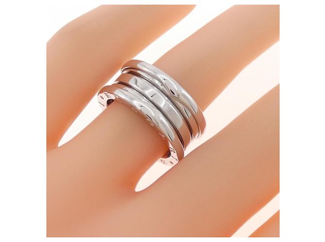 Bulgari Anillo Bvlgari B.zero1 de 3 bandas en oro blanco - vista 4