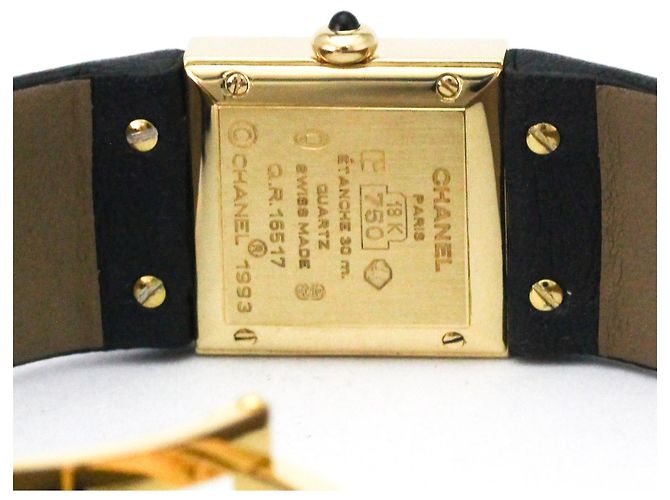 Timeless Orologio da donna Chanel Matelasse in pelle e oro 18K Quartz - vista 6