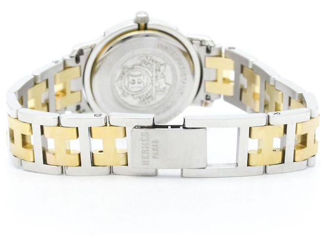 Hermès Reloj de pulsera Hermes Clipper de acero chapado en oro Quartz - vista 5