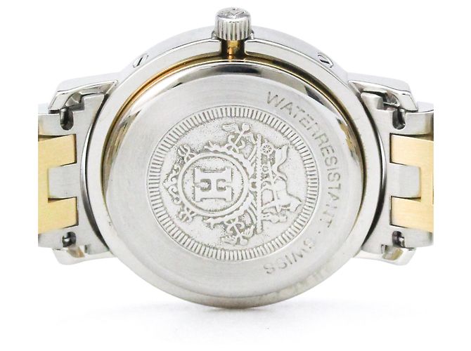 Hermès Reloj de pulsera Hermes Clipper de acero chapado en oro Quartz - vista 6