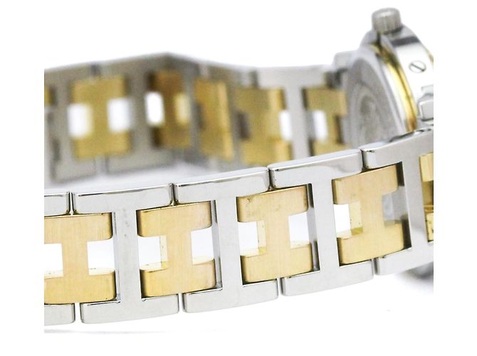 Hermès Reloj de pulsera Hermes Clipper de acero chapado en oro Quartz - vista 7