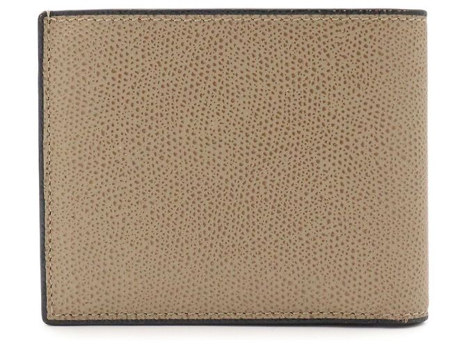 Valextra Bi-Fold Ledergeldbörse Beige Sand - Ansicht 2