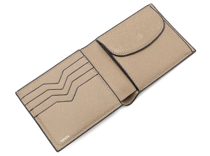 Valextra Bi-Fold Ledergeldbörse Beige Sand - Ansicht 5