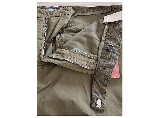 Etro Herrenhose aus Baumwolle in Khaki - Ansicht 8