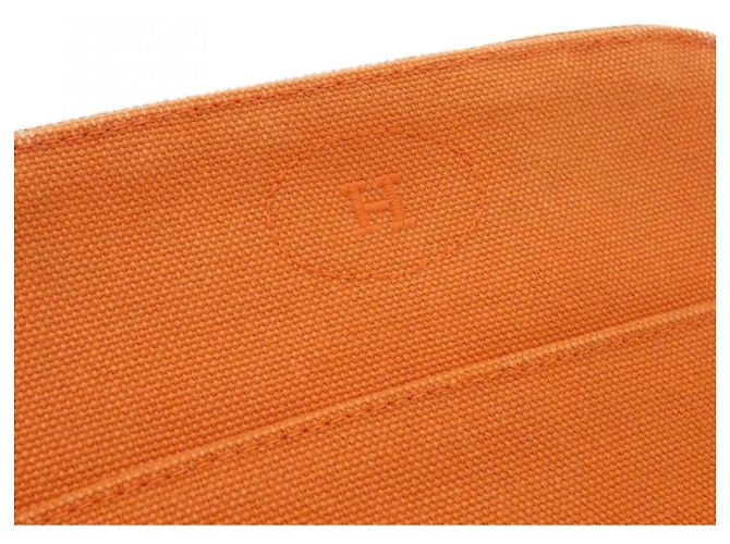 Hermès Hermes Bolide Mini Handbag Pouch Roja Naranja - vista 4