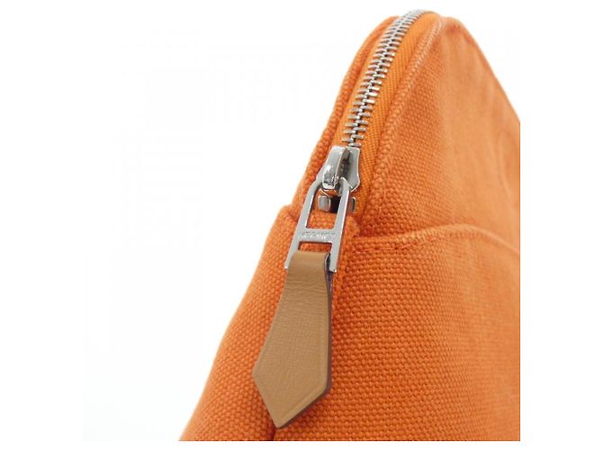 Hermès Hermes Bolide Mini Handbag Pouch Roja Naranja - vista 7