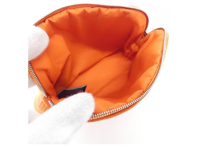 Hermès Hermes Bolide Mini Handbag Pouch Roja Naranja - vista 8