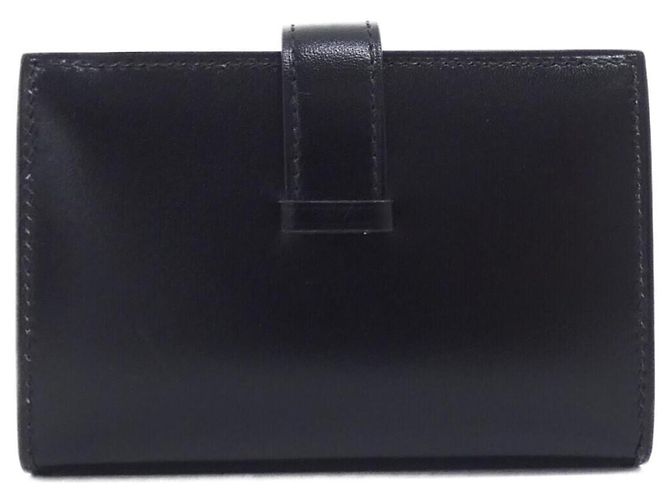 Hermès Portafoglio Hermes Bearn Mini Monochrome Nero - vista 2