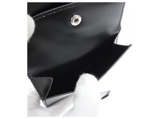Hermès Portafoglio Hermes Bearn Mini Monochrome Nero - vista 7