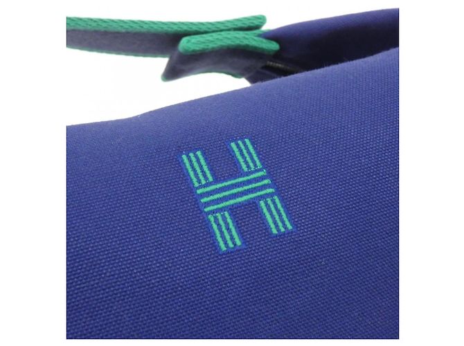 Hermès Borsa e pochette Hermes Bride à Black GM 103223M Blu - vista 4