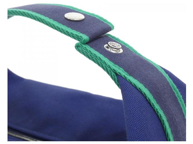 Hermès Borsa e pochette Hermes Bride à Black GM 103223M Blu - vista 8