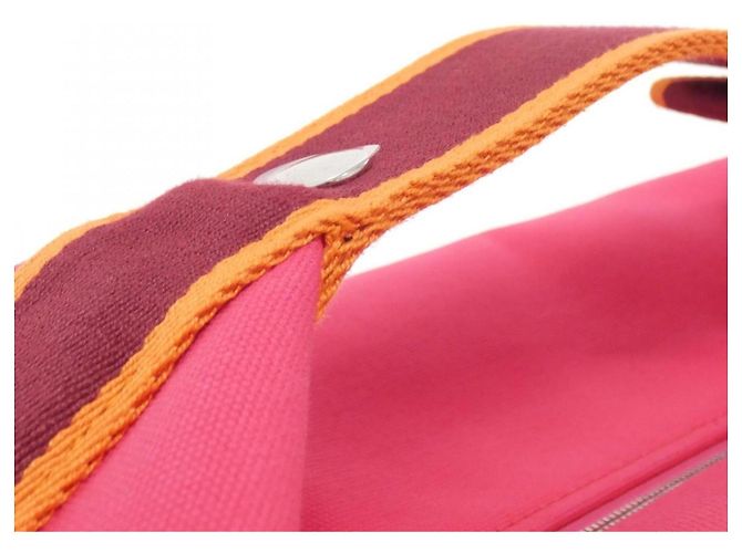 Hermès Hermes Bride à Black GM 103223M Handtasche und Beutel Pink - Ansicht 5